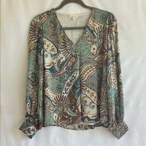 JODIFL  V-Neck Blouse